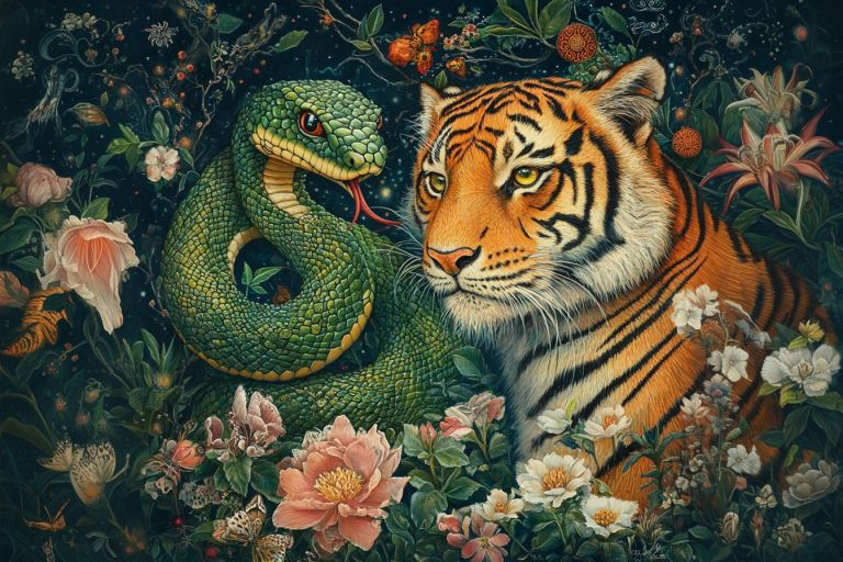 Outlook For The Tiger During The Chinese Year Of The Green Wood Snake